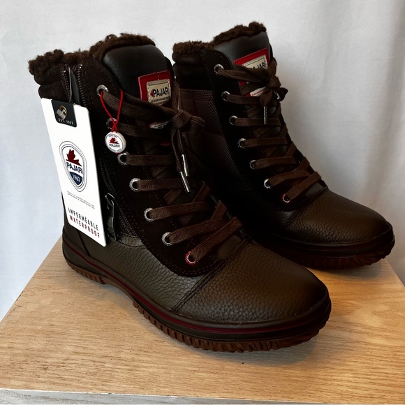 New with Tags!!! Pajar Brown Waterproof Men’s Winter Boots- Size 8 main image 5